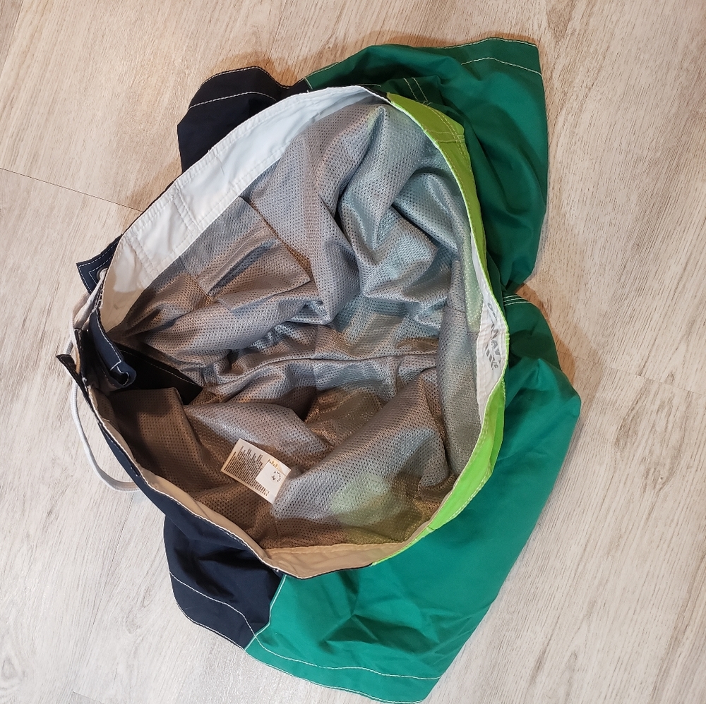 Old Navy mens large swim shorts..blue, green, and neon green. - Picture 4 of 6